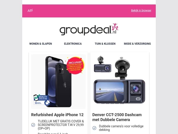 Bekijk de beste deals van deze week!