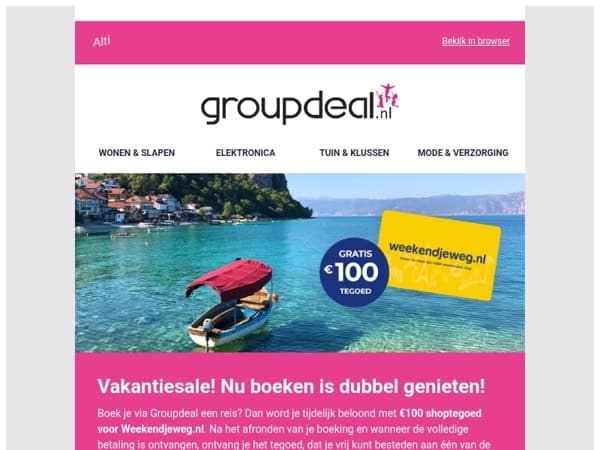 Vakantiesale: Boek nu en geniet dubbel van jouw droomreis 🌊✨