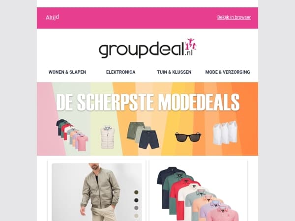 Zomermode! Vul je garderobe aan met de SCHERPSTE modedeals! 👕👖