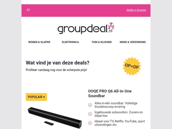 Deze aanbiedingen wil je niet missen