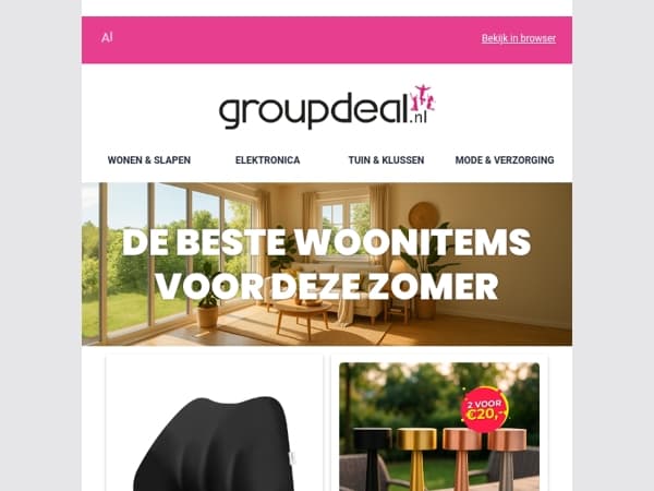 De beste woonaccessoires voor deze zomer! ☀️🛋️