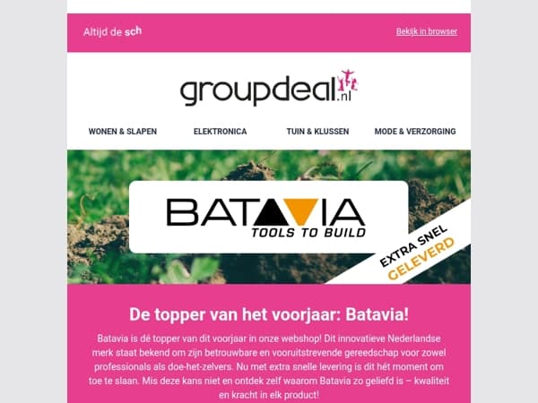 De TOPPER van het voorjaar: Batavia! ⛏🌱
