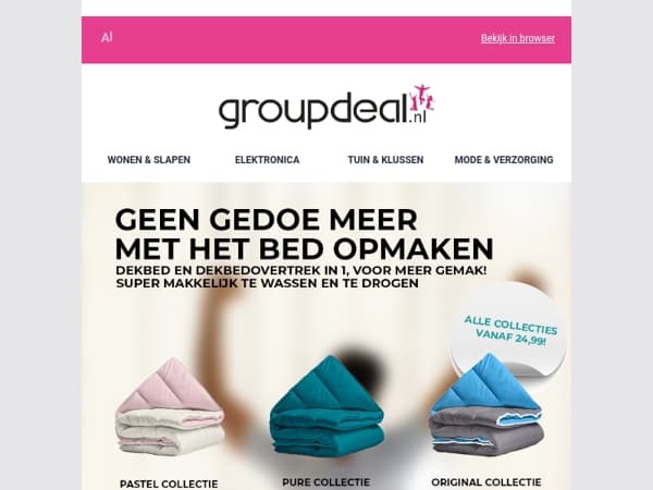 Nooit meer je dekbed verwisselen: De Sleeptime Lazy Dekbedden! 😴🛏️