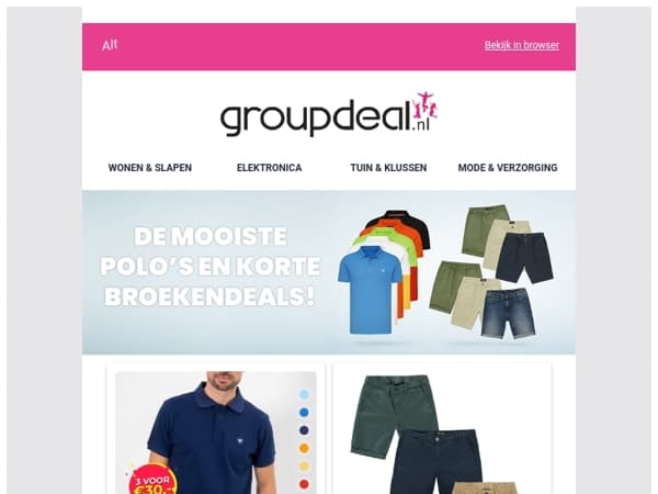 ZOMERMODE: De mooiste polo's en korte broeken! 👕🩳☀️