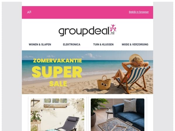ZOMERVAKANTIE SUPER SALE: De allerbeste zomerdeals voor de laagste prijs! ☀️👓👒