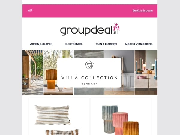 NIEUW in de shop: Villa Collection Woonaccessoires! 🛋️💡