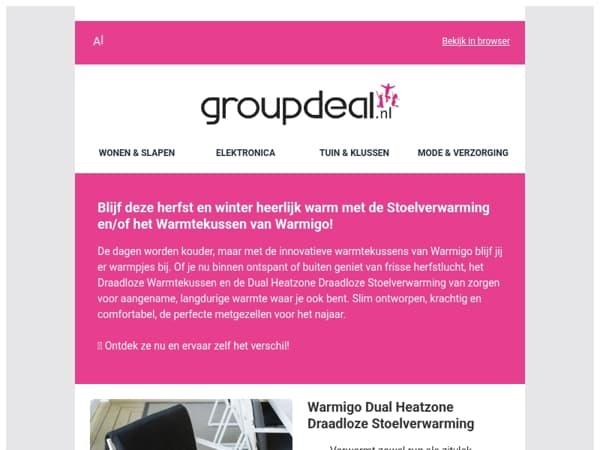 NIEUW! Warmigo Warmtekussen en Stoelverwarming! 😌♨️