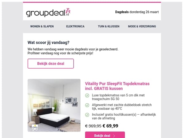 Pak deze deals voordat ze verdwijnen!