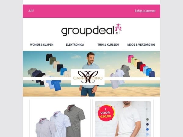 De beste zomermode met Cappuccino! 🌺🌴👕