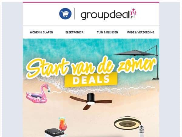 Zomer Deals: shop nu met extra voordeel 🌴