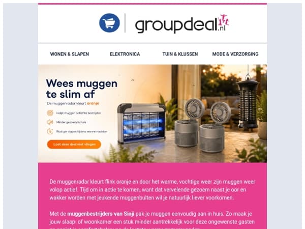 Muggenvrij de zomer door: ontdek Sinji muggenvallen