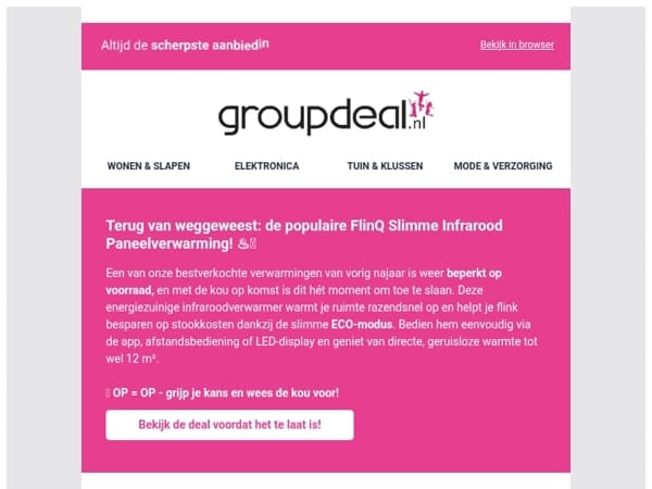 TERUG VAN WEGGEWEEST: De FlinQ Slimme Infrarood Paneelverwarming! ♨️🌡️