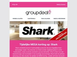 MEGA KORTING: Tijdelijk megakorting op Shark! 🧼🧹