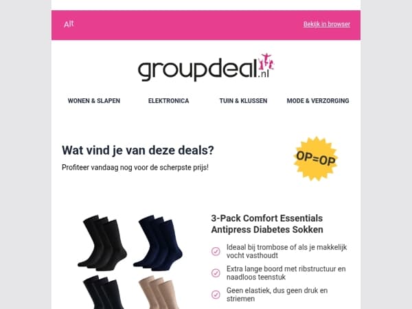 Iedere dag de beste aanbiedingen voor jou