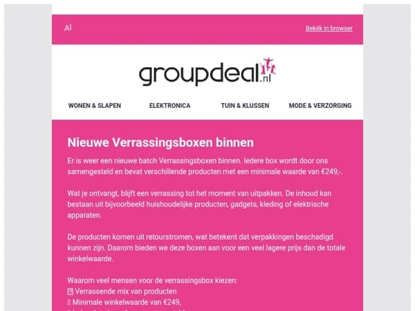 🎁 Nieuwe Verrassingsboxen binnen – winkelwaarde vanaf €249,-