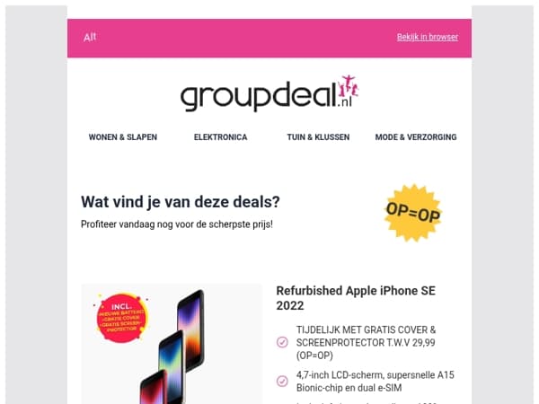 Pak deze deals voordat ze verdwijnen!