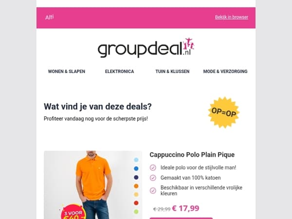 Pak deze deals voordat ze verdwijnen!