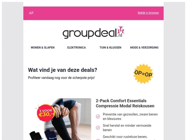 Klaar om te besparen? Bekijk snel de dagdeals