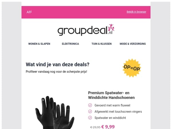 Korting, korting en nog eens korting!