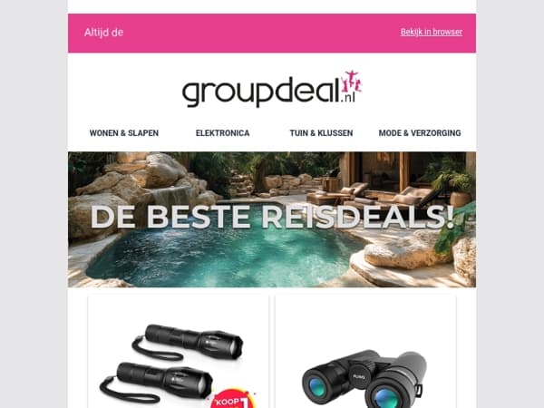 De beste deals voor op reis! 🏖️🌊✈️