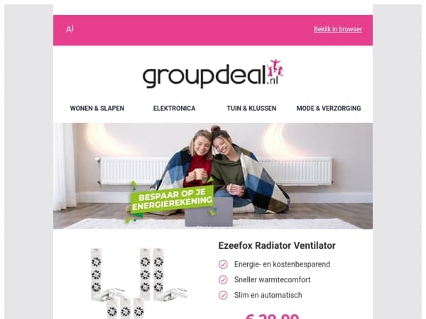Slim verwarmen nu gasprijzen stijgen 💰