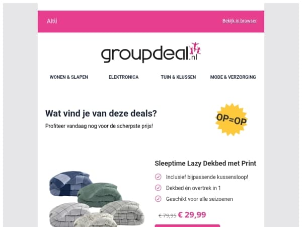 Deze aanbiedingen wil je niet missen