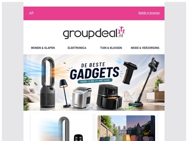 Welke gadget mist er nog in jouw huis?