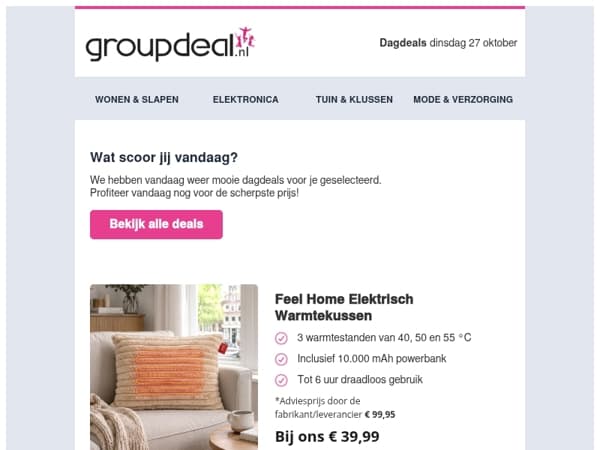 Verwarm je dagen met ons Elektrisch Warmtekussen! 🔥