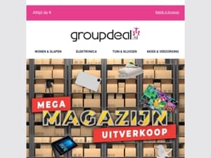 MEGA magazijn sale! 📦