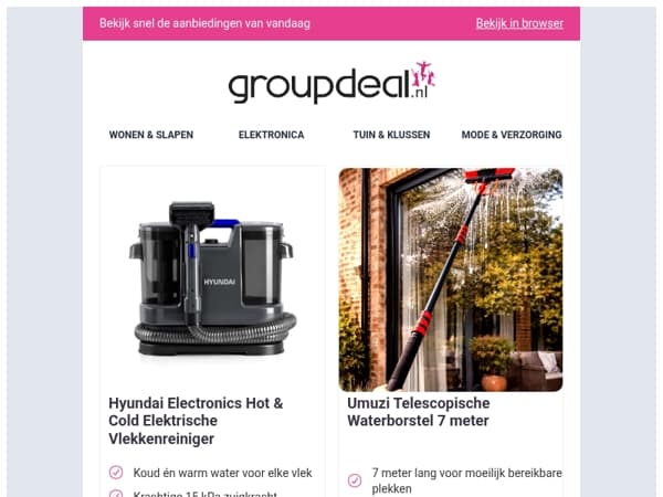 Poetsen zonder stress? Zo doe je dat