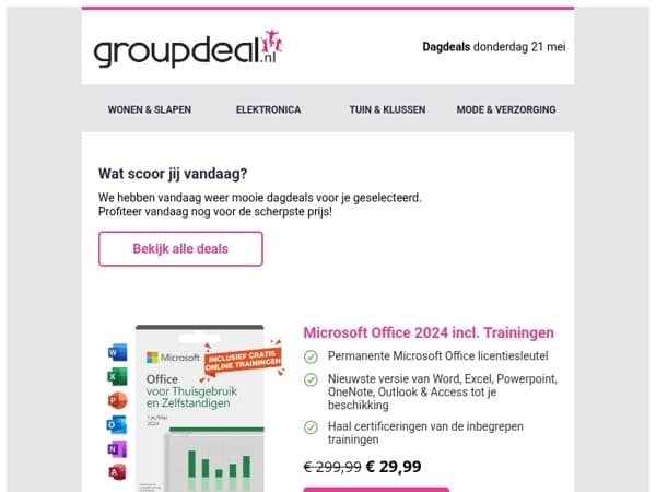 Pak deze deals voordat ze verdwijnen!