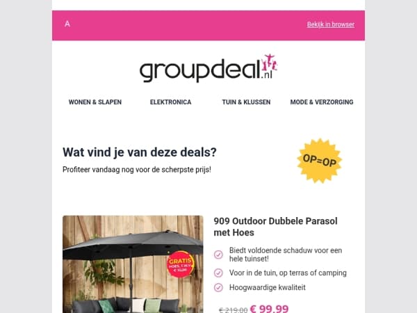 Pak deze deals voordat ze verdwijnen!