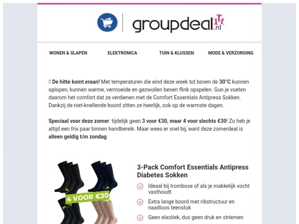 🌡️ Warm weer op komst? Gun je benen meer comfort