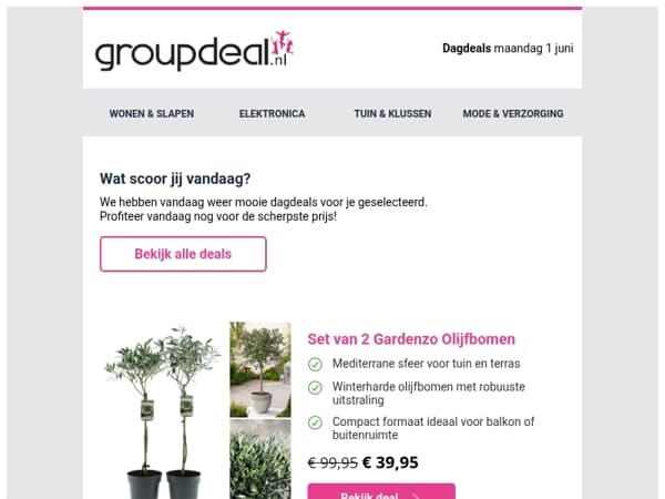 Klaar om te besparen? Bekijk snel de dagdeals