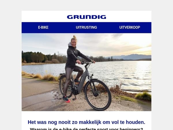 Waarom is de e-bike de perfecte sport voor beginners?