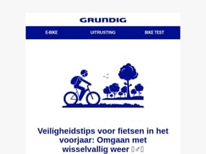 Voorjaar fietstips: Weer en veiligheid 🚴‍♂️🌦️