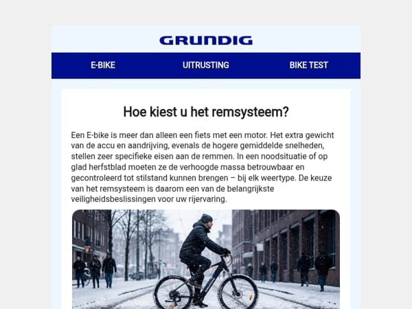 Hoe kiest u het remsysteem?