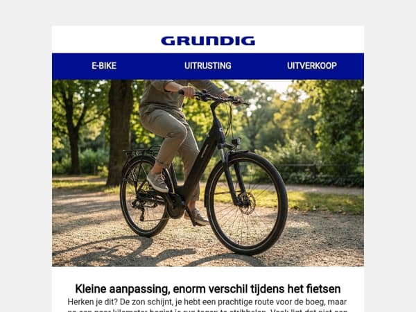 Kleine aanpassing, enorm verschil tijdens het fietsen 💡