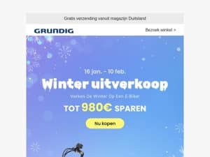 ❄️Winter Besparingen zijn hier, tot 46% korting!