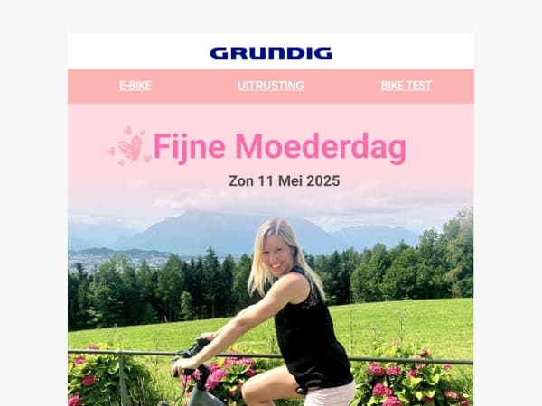🌸 Moederdag met GRUNDIG: Geef vreugde & vrijheid 🚲