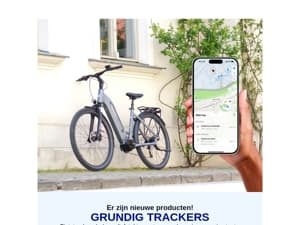 Nieuw binnen! GRUNDIG fietstrackers, beperkte tijd 50% korting!