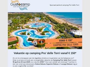 Vakantie op camping Pra delle Torri vanaf € 150*