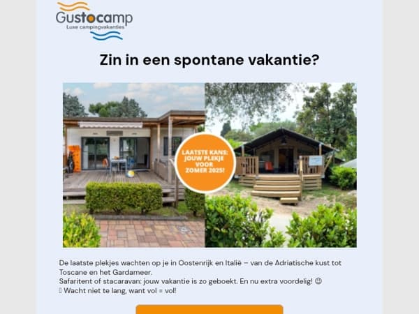 Zin in een spontane vakantie?