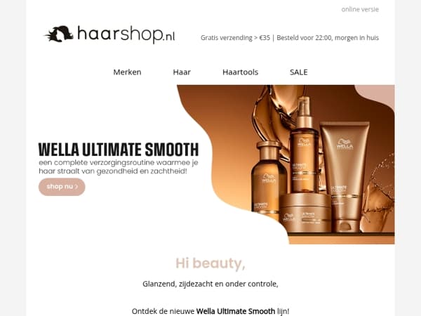 👋 Weg met pluis? Ontdek de kracht van Wella Ultimate Smooth