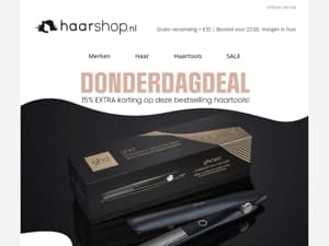 15% EXTRA korting op déze 10 bestselling tools 😍