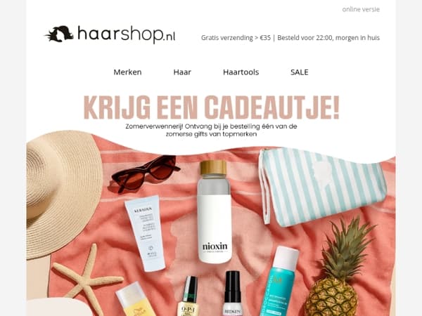 beauty, wist je dat je vandaag een GRATIS cadeau krijgt? 👀