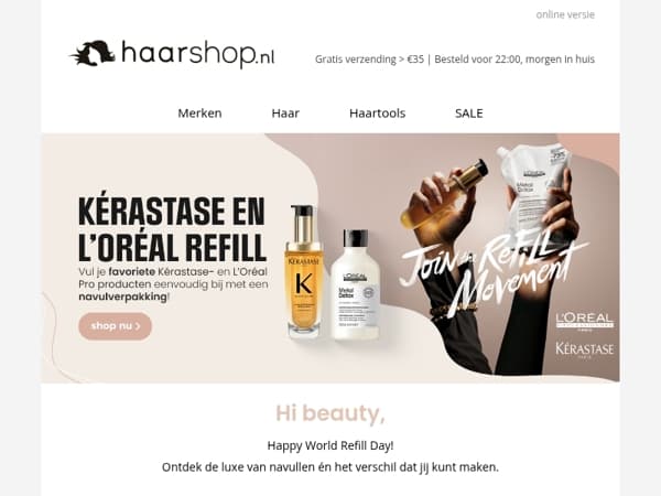 🌏 Refill & Renew: Ontdek de navulbare producten van L’Oréal Pro & Kérastase