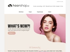 beauty, je kunt bij ons weer nieuwe producten shoppen 😱