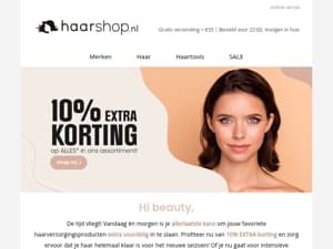 🔥 PAK JE KANS: 10% EXTRA korting!