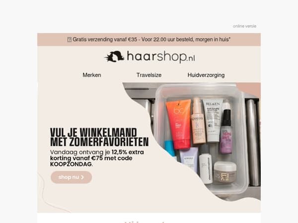 Zomer essentials met korting voor jou! 🏖️
